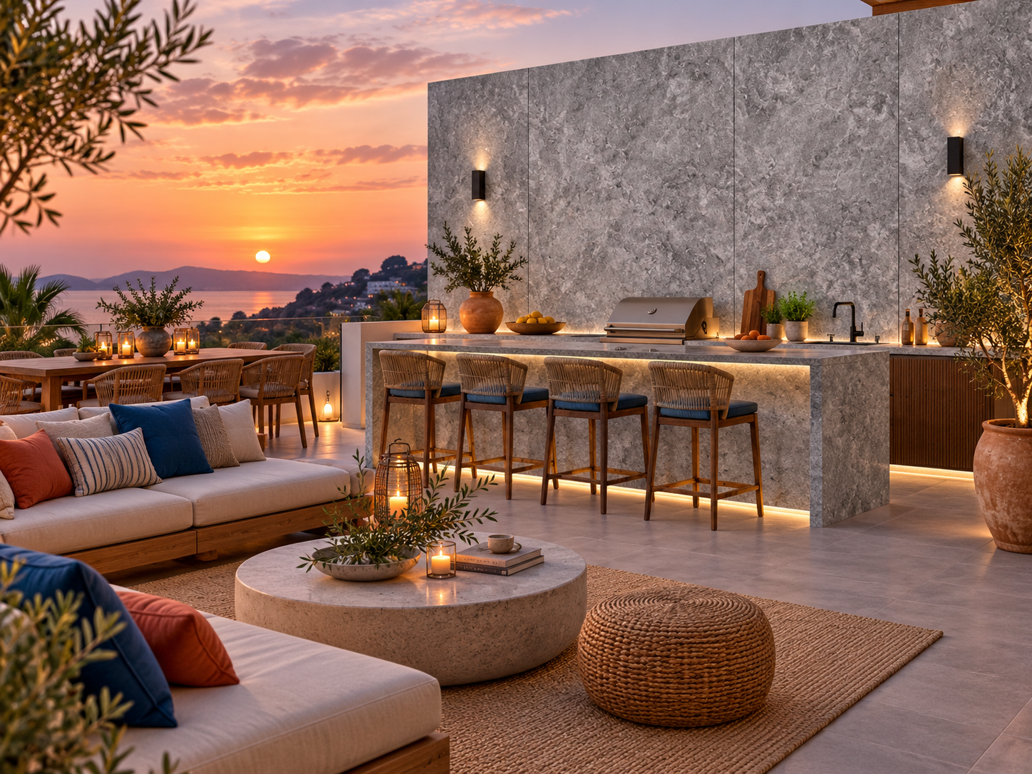 Light Grey Cloud Marble UV Wall Panel 5