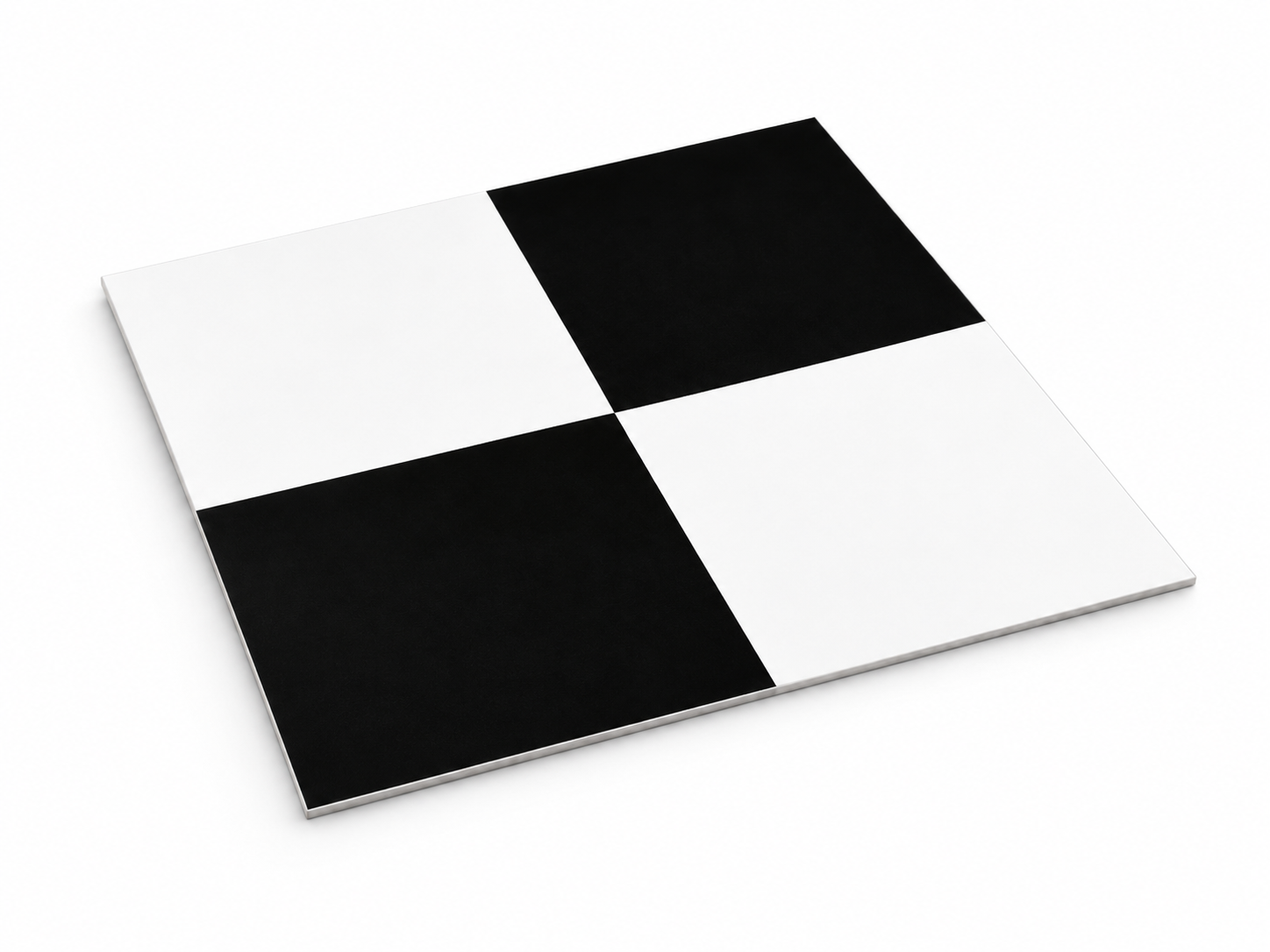 Black & White Checker Peel and Stick Floor Tiles 5
