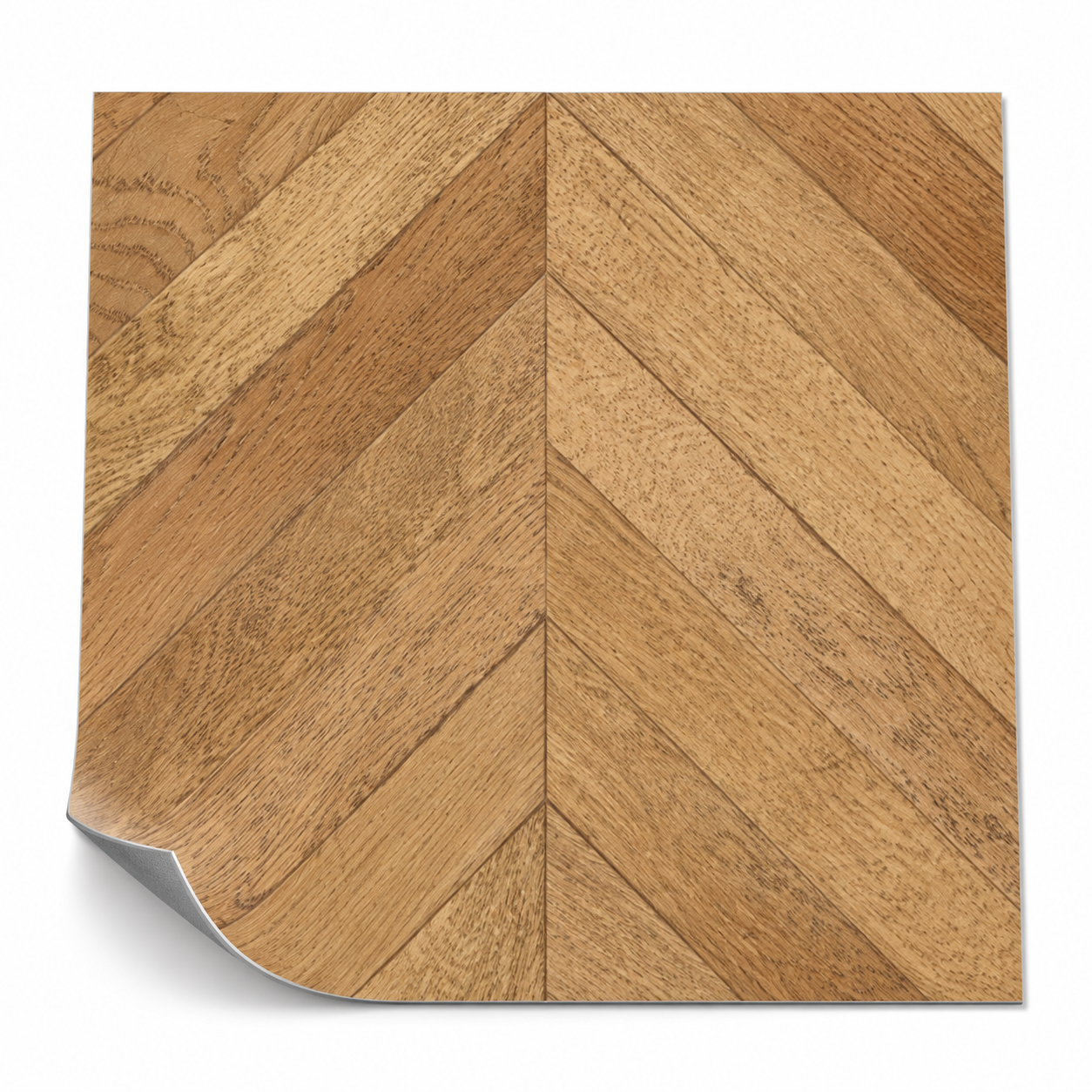 Light Wood Grain Herringbone Peel and Stick Floor Tiles 5