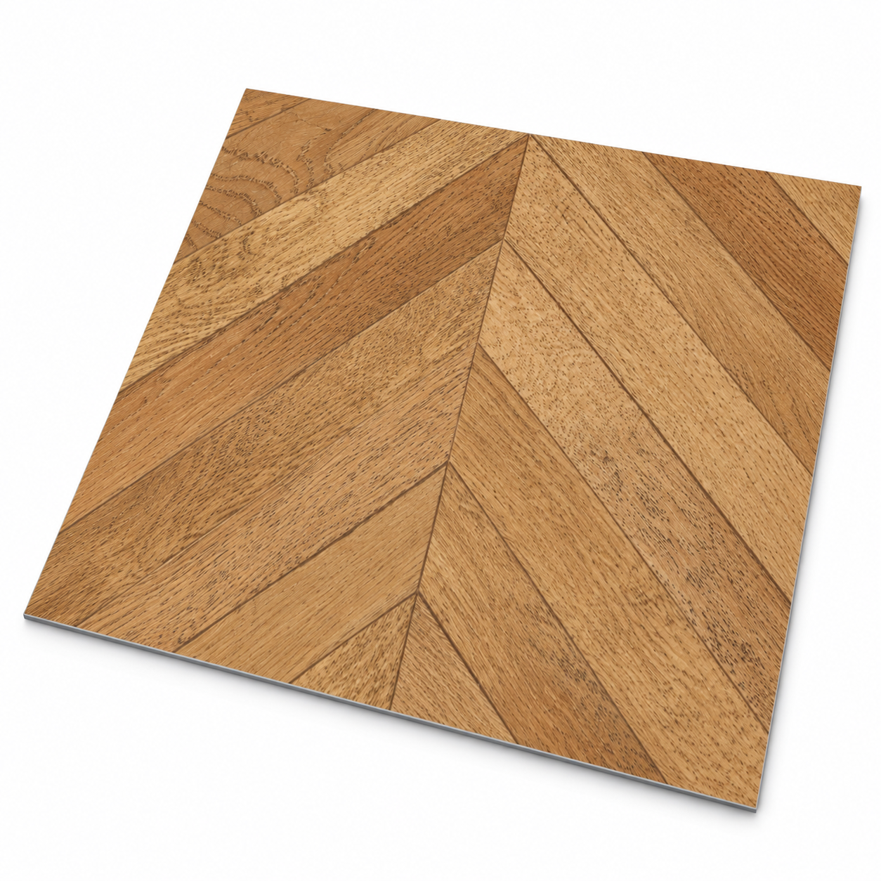 Light Wood Grain Herringbone Peel and Stick Floor Tiles 1